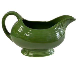 Vintage Fiesta Forrest Green Gravy Boat New Fiesta