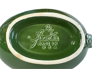 Vintage Fiesta Forrest Green Gravy Boat New Fiesta