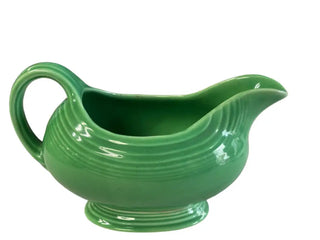 Vintage Fiesta Gravy Boat Original Green