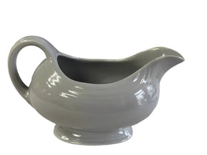 Vintage Fiesta Gray Gravy Boat New