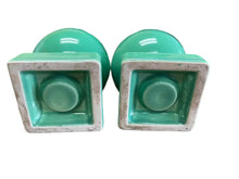 Load image into Gallery viewer, Vintage Fiesta Green Bulb Candle Holder - Excellent Condition
