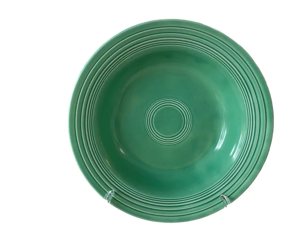Vintage Fiesta Green Soup Deep Pasta Bowl
