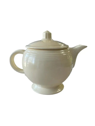 Vintage Fiesta Ivory C Handled Teapot