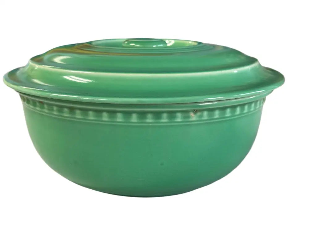 Vintage Fiesta Kitchen Kraft Promotional Casserole Green Fiesta