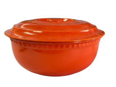 Vintage Fiesta Kitchen Kraft Promotional Casserole Original Red Fiesta