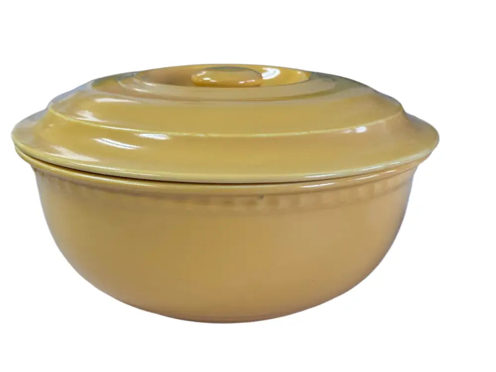 Vintage Fiesta Kitchen Kraft Promotional Casserole Original Yellow Fiesta