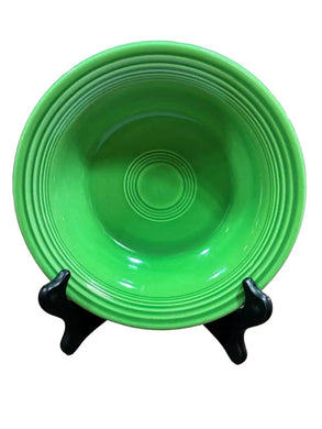 Vintage Fiesta Medium Green 8.5 Rim Soup Bowl