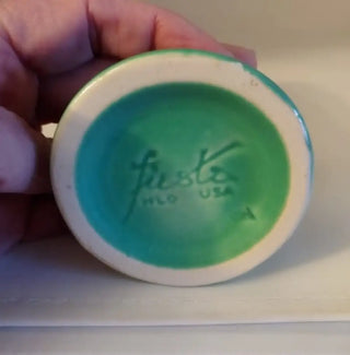 Vintage Fiesta Original Green Bud Vase Fiestaware