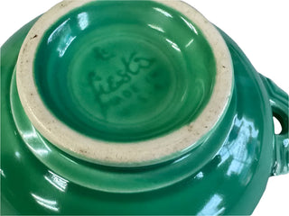 Vintage Fiesta Original Green Cream Soup Bowl