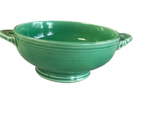 Vintage Fiesta Original Green Cream Soup Bowl
