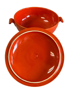 Vintage Fiesta Red Casserole