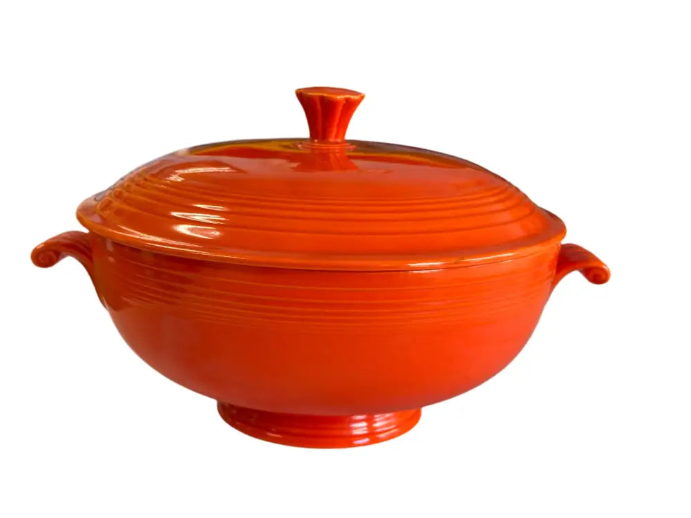 Vintage Fiesta Red Casserole