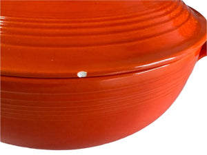 Vintage Fiesta Red Casserole