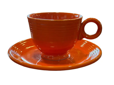 Vintage Fiesta Red Cup & Saucer