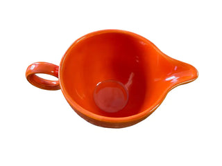 Vintage Fiesta Red Ring Handled Creamer Fiesta