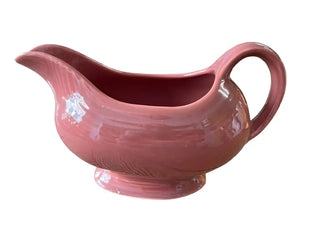 Vintage Fiesta Rose Gravy Boat Fiesta