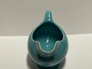 Vintage Fiesta Pottery Sauce Gravy Boat In Turquoise Fiestaware
