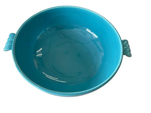 Vintage Fiesta Turquoise Casserole New