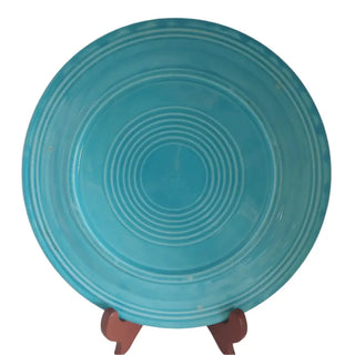 Vintage Fiesta Turquoise Compartment Plate 10.5