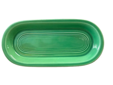 Vintage Fiesta Utility Tray In Original Green Glaze 1938-1946 Fiestaware