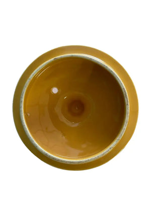 Vintage Fiesta Yellow C Handled Teapot