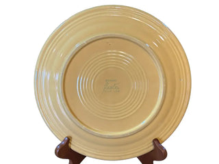 Vintage Fiesta Yellow Divided Grill Plate 10.5