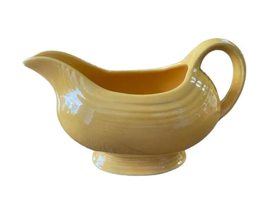 Vintage Fiesta Yellow Gravy Boat Fiesta