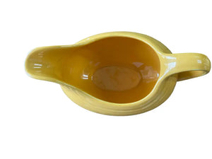 Vintage Fiesta Yellow Gravy Boat Fiesta