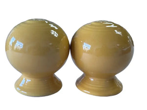 Vintage Fiesta Yellow Salt And Pepper Set