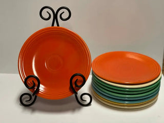 Vintage Fiestaware Red 6.5’’ Inch Bread & Butter Plate Good Used Cond Fiesta