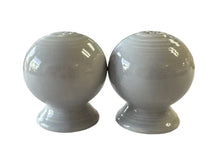 Load image into Gallery viewer, Vintage Gray Ball Bulb Salt &amp; Pepper Fiesta
