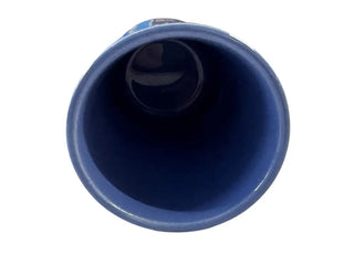 Vintage Homer Laughlin Riviera Art Deco Fiesta Mauve Blue Juice Cup Small Tumbler