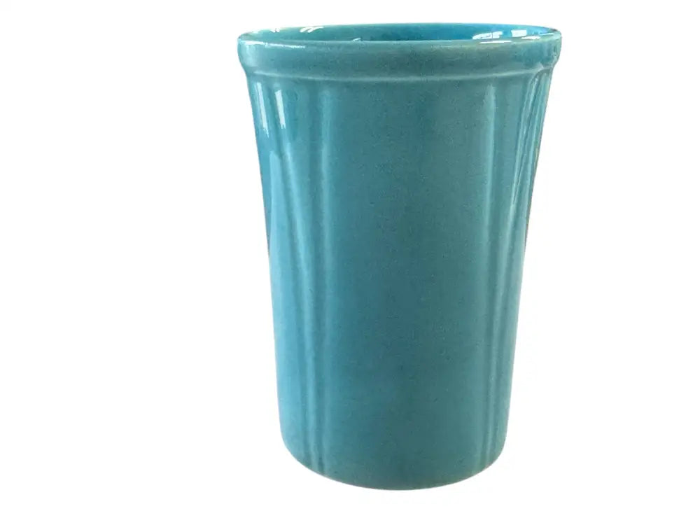 Vintage Homer Laughlin Riviera Art Deco Fiesta Turquoise Juice Cup Small Tumbler