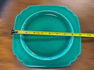 Vintage Mid Century Riviera Green 9’’ Dinner Plate - Homer Laughlin Fiesta Homer Laughlin Rivera