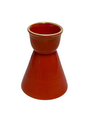 Vintage Homer Laughlin HARLEQUIN Fiesta double egg cup Red