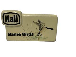 Hall Game Birds Display Dealer Sign