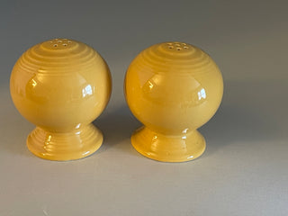 Vintage Fiesta Yellow Salt & Pepper Shaker Set