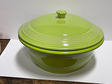 Load image into Gallery viewer, Fiesta  CHARTREUSE Covered Casserole Dish With Lid Retired
