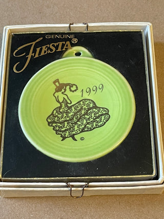 Fiesta Chartreuse 1999 Dancing Lady Ornament