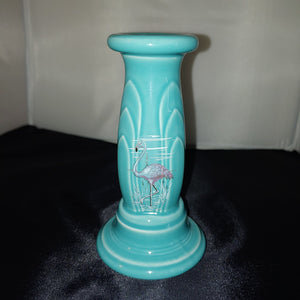 Fiesta Y2K Tapered Candle Stick Noon Over Miami Turquoise China Specialties HTF 1