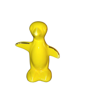 Maverick Menagerie  Pottery city souvenir Gold Trim Penguin Sunflower