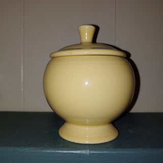 `Fiesta  Yellow Individual Sugar Bowl Retired