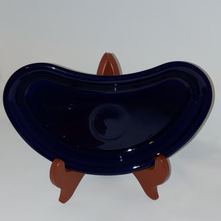Fiesta Ware Crescent Bistro Dish Plate Tray. Color Cobalt
