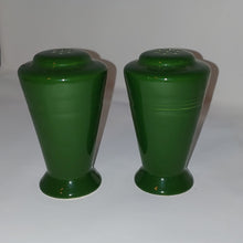 Load image into Gallery viewer, Vintage Forrest Green Harlequin Shakers
