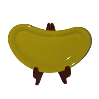 Fiesta Ware Crescent Bistro Dish Plate Tray. Color Sunflower Retired