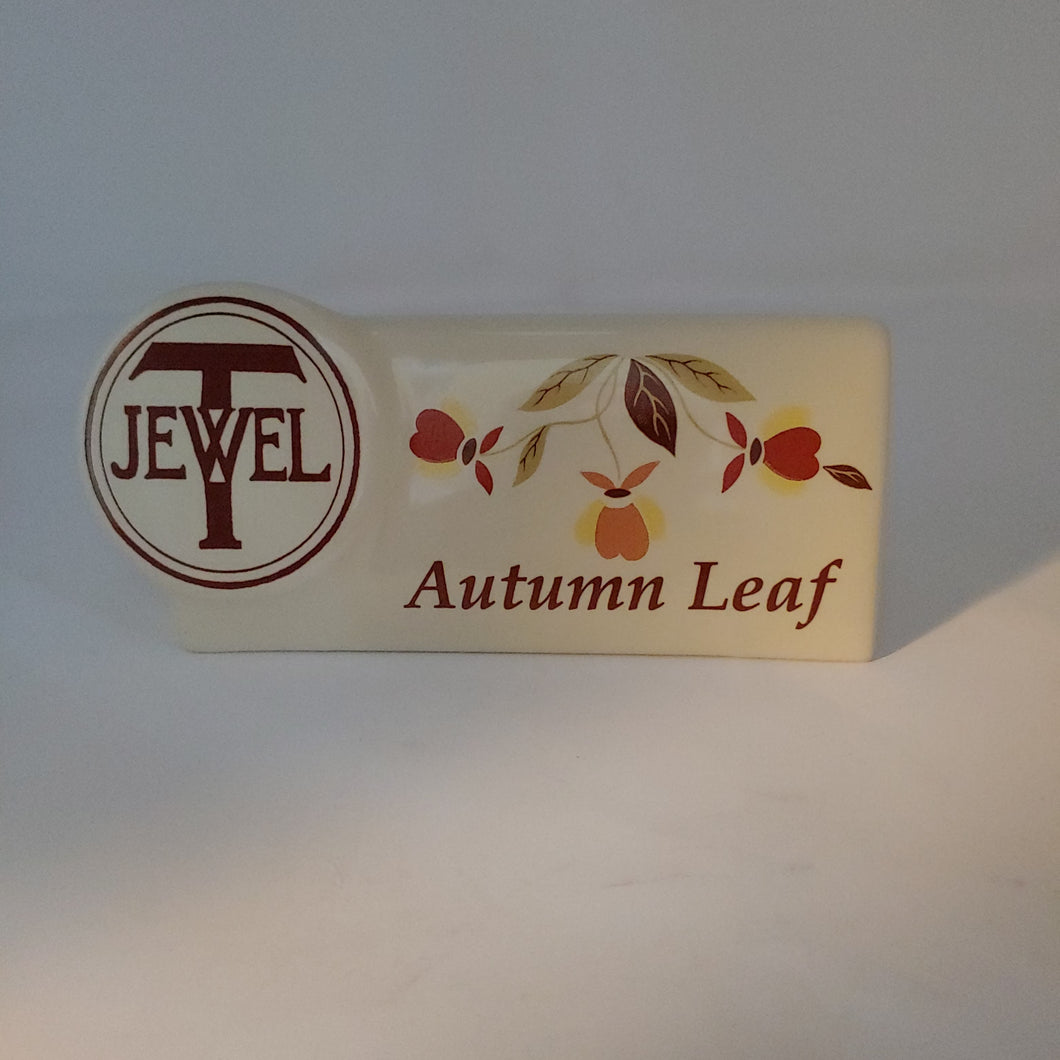 China Specialties Jewel Tea  Autumn Leaf Display Sign