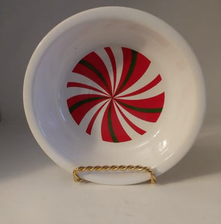 Fiesta Peppermint 19oz Cereal Bowl Christmas Betty Crocker  Exclusive