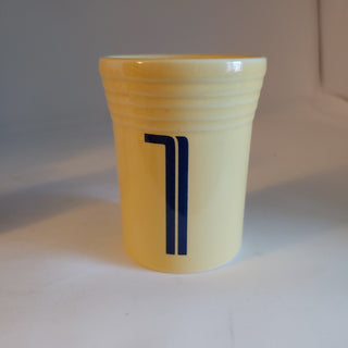 Fiesta Retired Tumbler Yellow w / #1 on it  P86
