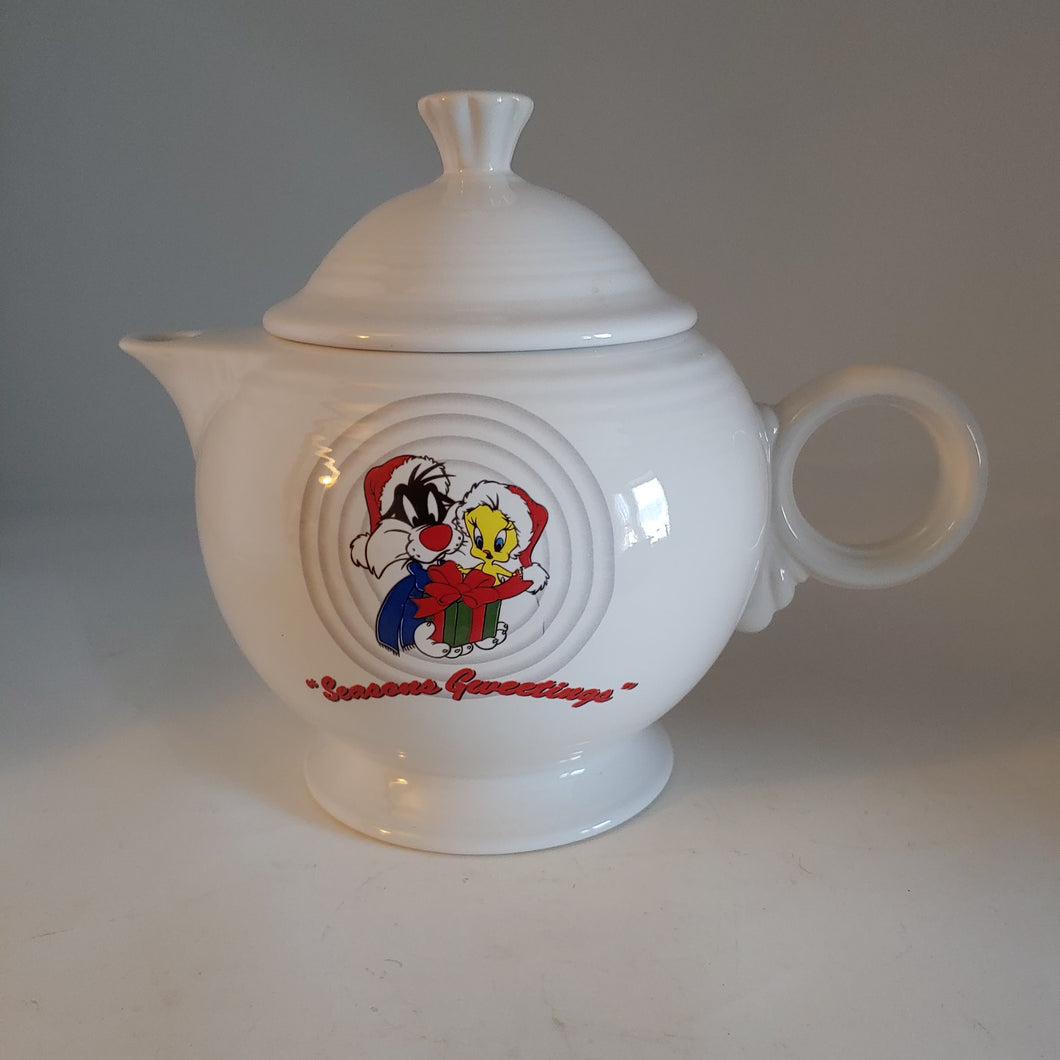 Fiesta White Teapot Warner Bros.Looney Tunes 