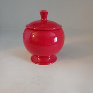 Fiesta Scarlet Individual Sugar Bowl w Lid Retired 7oz